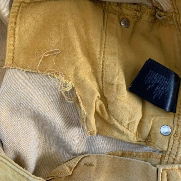 H&M Light Weight Skinny Gold Jeans 27 - Picture 7 of 7